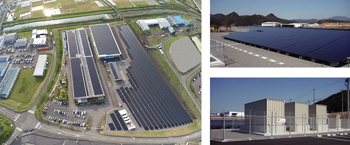 大規模ソーラー発電システム導入